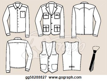 For Men Illustration  Vector Clothing  Stock Clipart Gg58288827
