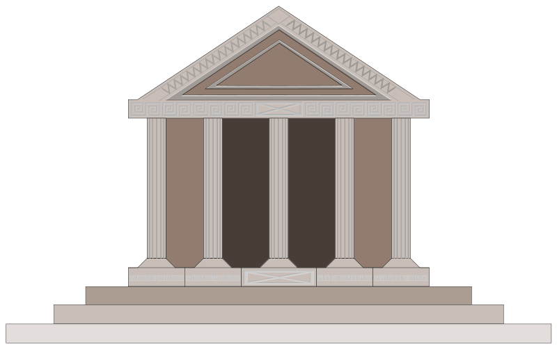 Free Ancient Greek Building Clip Art
