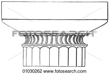 Greek Architecture  Horizo  Fotosearch   Search Clipart Illustration