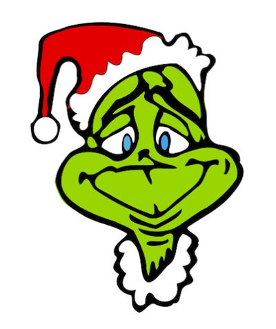 Grinch Wreath   Free Christmas Clip Art From The Public Domain