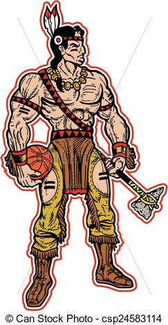 Indian Basketball    Csp24583114   Search Clipart Illustration