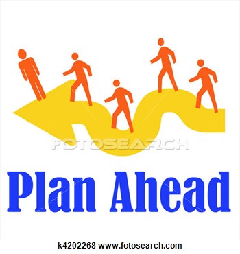 Plan Ahead Clip Art Stock Illustration   Plan Ahead  Fotosearch