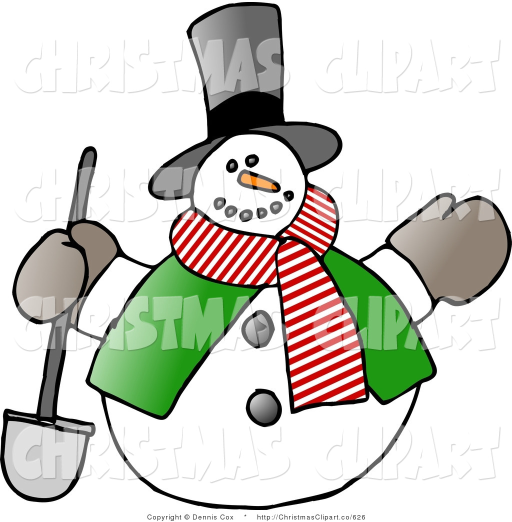Royalty Free Clip Art Of A Festive Frosty The Snowman