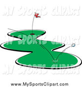 Royalty Free Golfing Stock Sports Clipart Illustrations