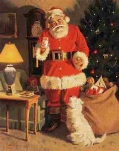 Santa   On Pinterest   Vintage Santas Father Christmas And Famous    
