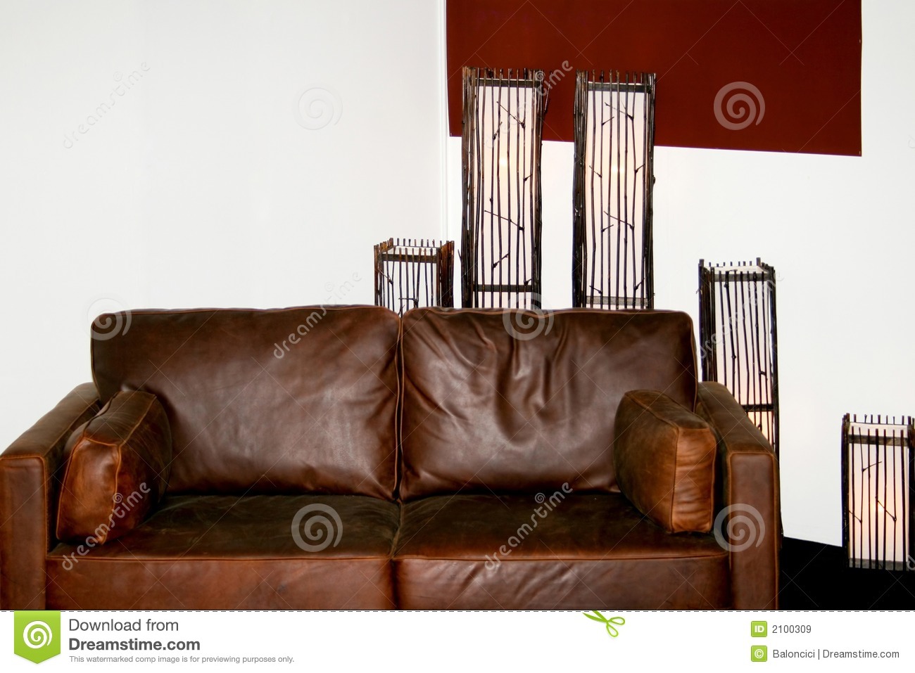 Sofa And Lamps Royalty Free Stock Images   Image  2100309