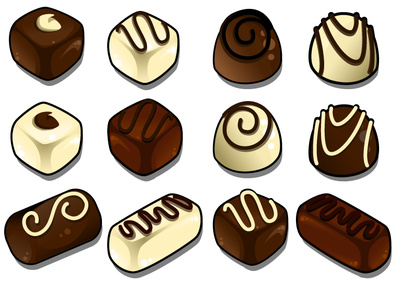Chocolate Clipart White   Dark Chocolate Sweet Icons   Just Free