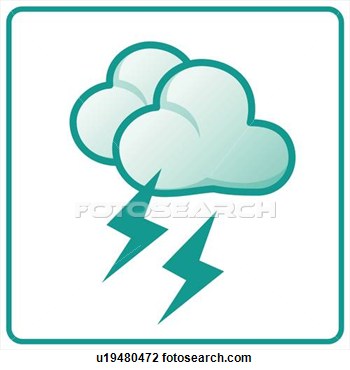 Clipart Of Lightning Strikes Icons Lightning Strike Cloud Clouds    