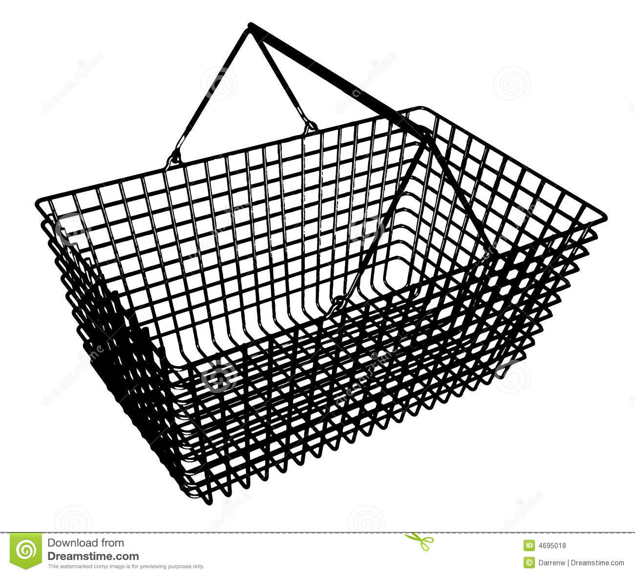 Empty Easter Basket Clipart Black And White Black And White Basket