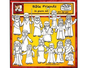 Free 16 Piece Bible Character Clip Art From Charlotte S Clips