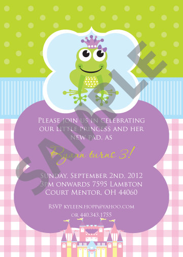 Frog Prince Invitation Diy Printable Birthday Party Invitation Or Baby    
