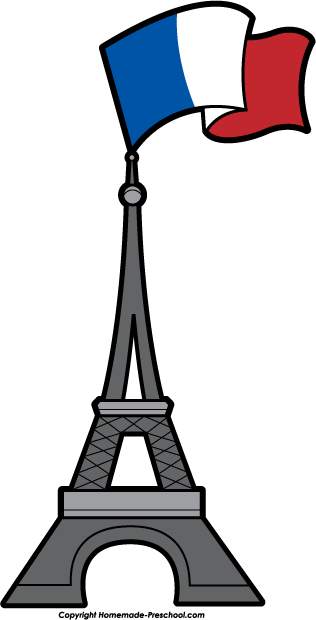 Home Free Clipart Eiffel Tower Clipart Eiffel Tower Flag Top