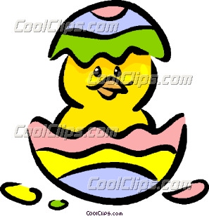 Home   Greeting Cards   Easter   Easter Chicks With Eggs
