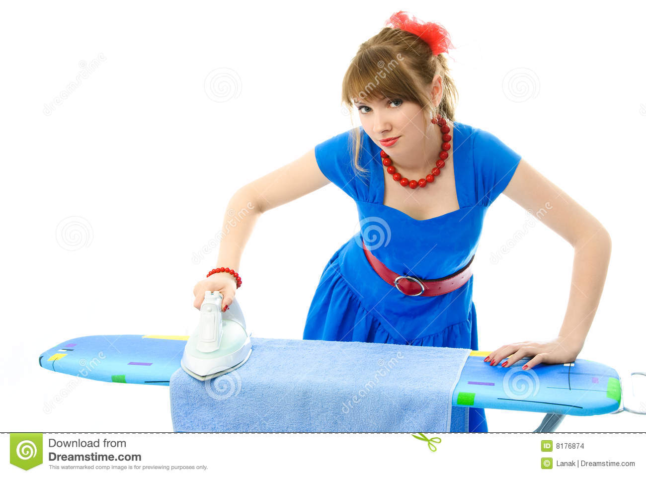 Ironing Clothes Clipart Ironing The Clothes Stock