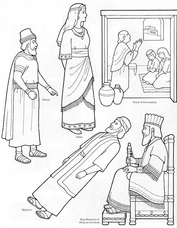 More Esther Coloring Pages From  What S In The Bible   Making    