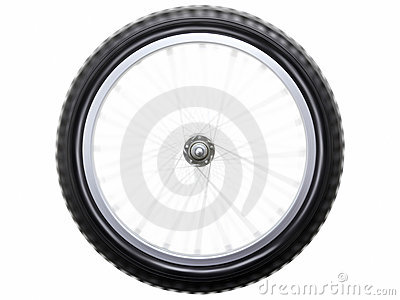 More Similar Stock Images Of   Spinning Bicycle Wheel