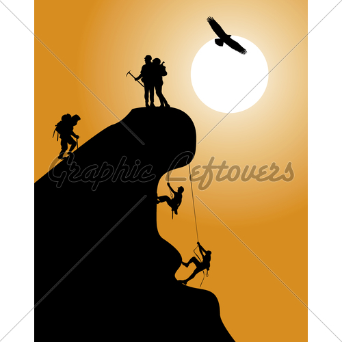 Mountain Climber Silhouette   Clipart Panda   Free Clipart Images