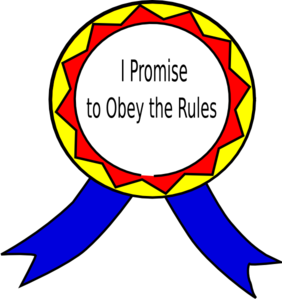 Obey The Rules Badge Clip Art At Clker Com   Vector Clip Art Online