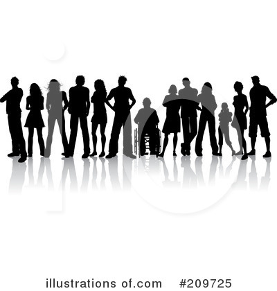 People Clipart  209725 By Kj Pargeter   Royalty Free  Rf  Stock
