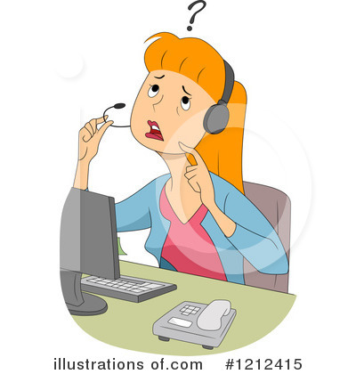 Royalty Free  Rf  Customer Service Clipart Illustration By Bnp Design