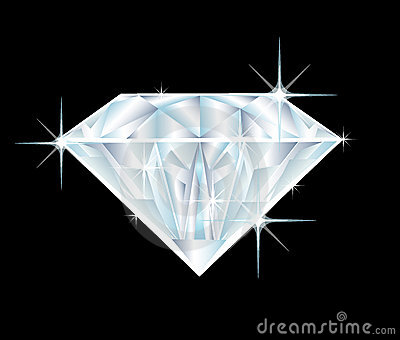 Sparkling Diamond Clipart Diamond Royalty Free Stock