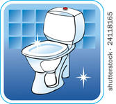 Vector  Clean Toilet Toilet