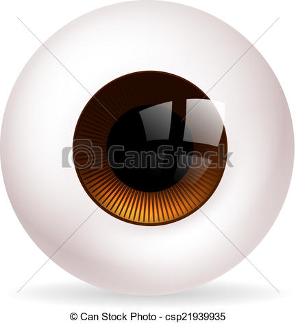 Vectors Of Eye Ball   An Illustration Of A Big Round Eye Ball Or