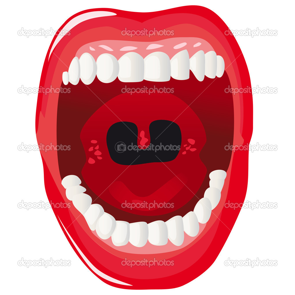 Anatomy Of The Human Mouth   Stock Vector   Maryna Melnyk  6986694