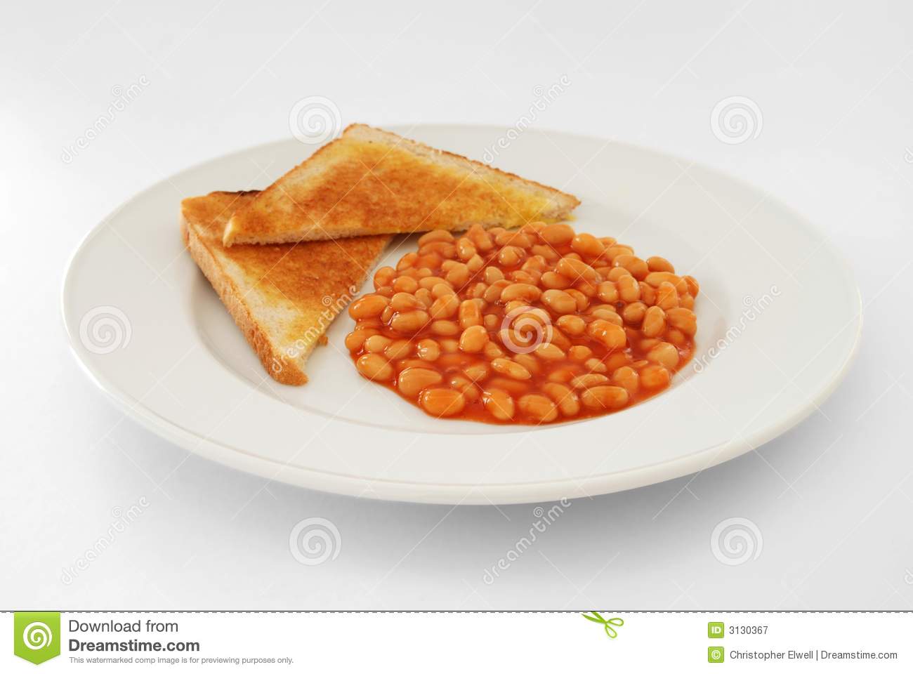 Baked Beans Clipart Baked Beans On Toast Royalty