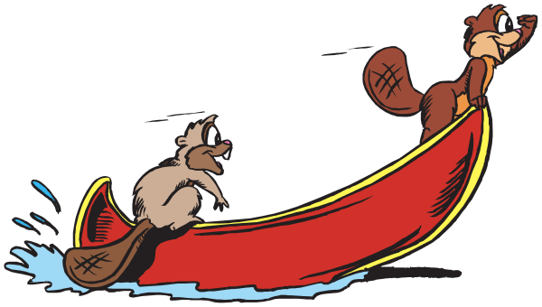 Beaver Rowing Canoe   Http   Www Wpclipart Com Animals B Beaver Beaver    
