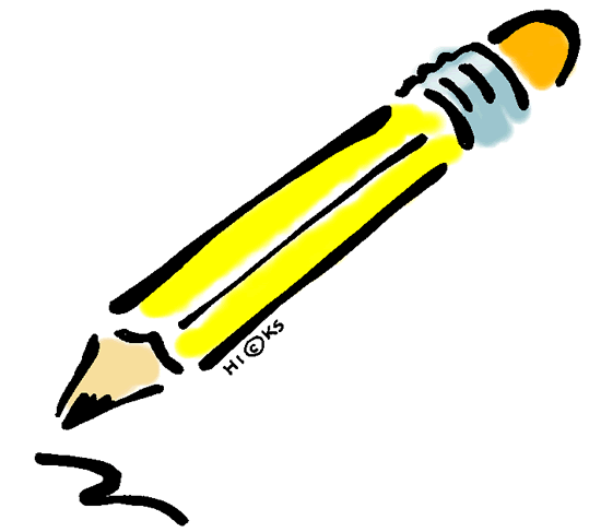 Big Pencil  In Color    Logos   Mascots   Clip Art Gallery