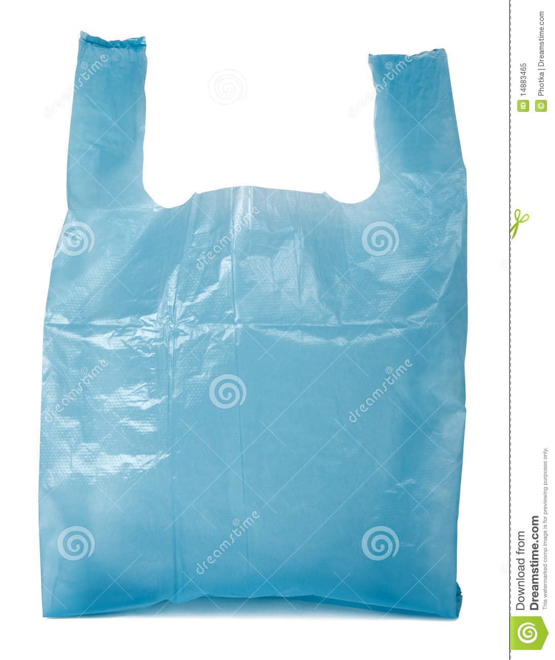 Blue Plastic Bag Royalty Free Stock Photo   Image  14883465