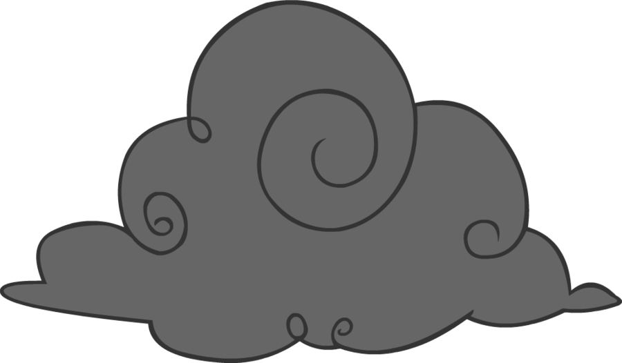 Cartoon Storm Cloud   Clipart Best