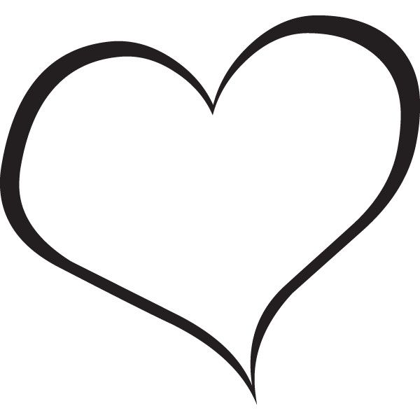 Double Heart Clipart Black And White   Clipart Panda   Free Clipart