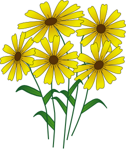 Flowers Clip Art At Clker Com   Vector Clip Art Online Royalty Free