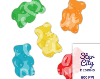 Gummy Bear Clipart Candy Clipart Clipart Clip Art Vector Art