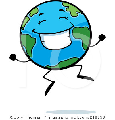 Happy Earth Clipart Royalty Free Earth Clipart Illustration 218858 Jpg