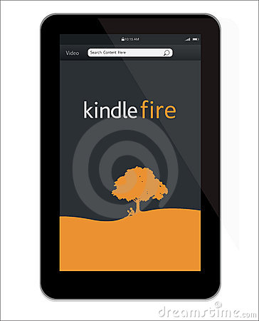 Illustration Of The New Amazon Kindle Fire Tablet   The New Device