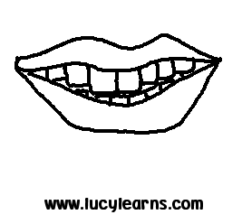 Mouth Coloring Page Draw Mouth Coloring Sheet 10 Gif