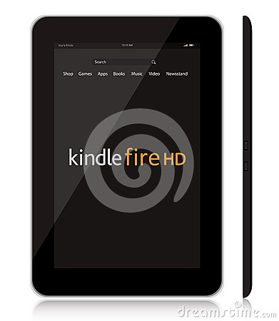New Amazon Kindle Fire Hd Tablet Editorial Stock Photo   Image