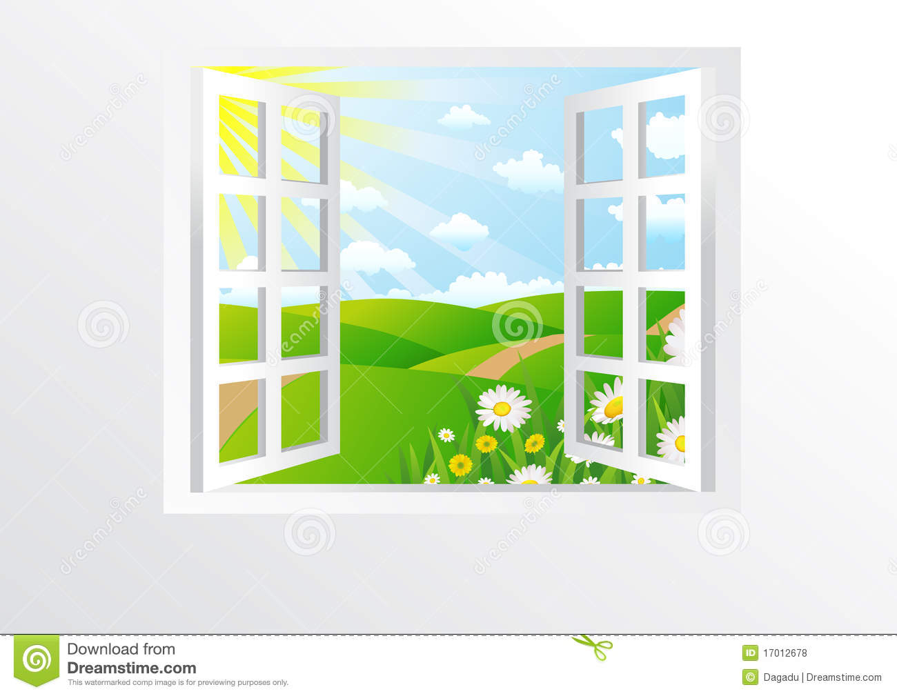 Open Window Clipart