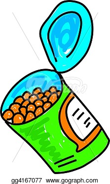 Stock Illustration   Baked Beans  Clipart Drawing Gg4167077   Gograph