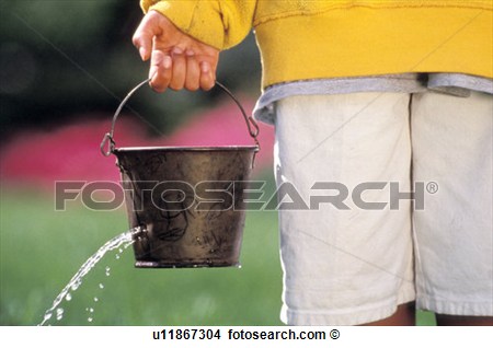 Stock Photo   Bucket With A Hole In It  Fotosearch   Search Stock