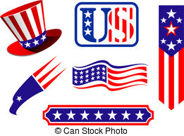 American Patriotic Symbols Clipart