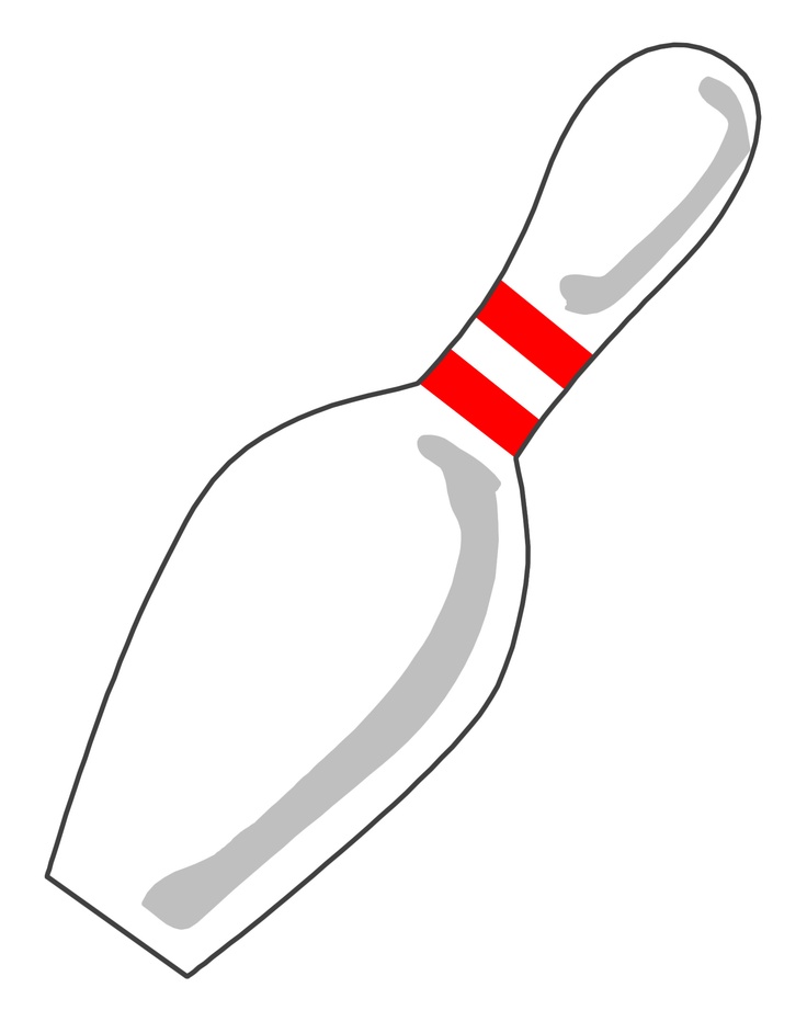 Bowling Pin Clip Art Design
