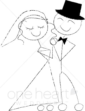     Clipart Got Groom Clipart Stick Figure Couple Clipart Cutting Wedding