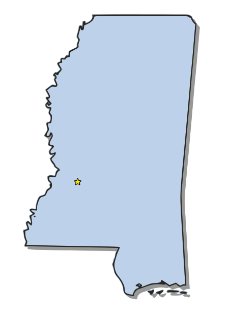 Mississippi State Map Outline Clipart   Free Clip Art Images