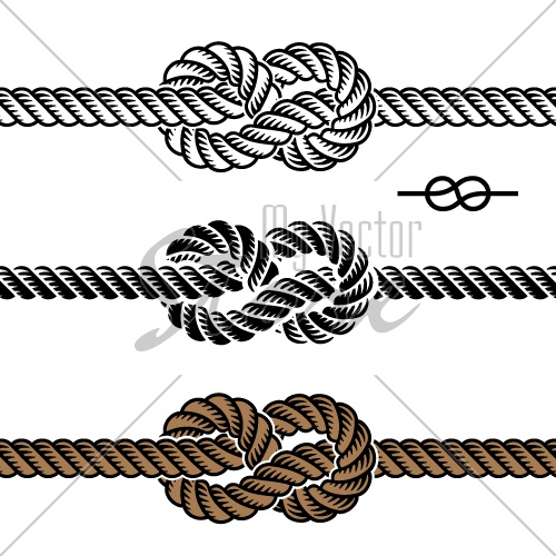 My Vector Store  Vector Black Rope Knot Symbols  Illustration  2928