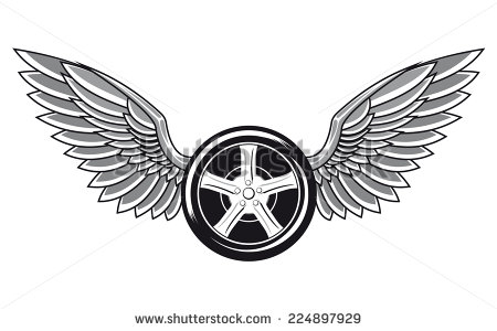 Pin Wheel With Wings Tattoo On Pinterest