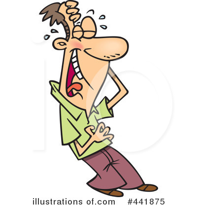 Royalty Free  Rf  Laughing Clipart Illustration By Ron Leishman